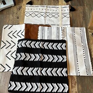 Throw pillow covers boho western